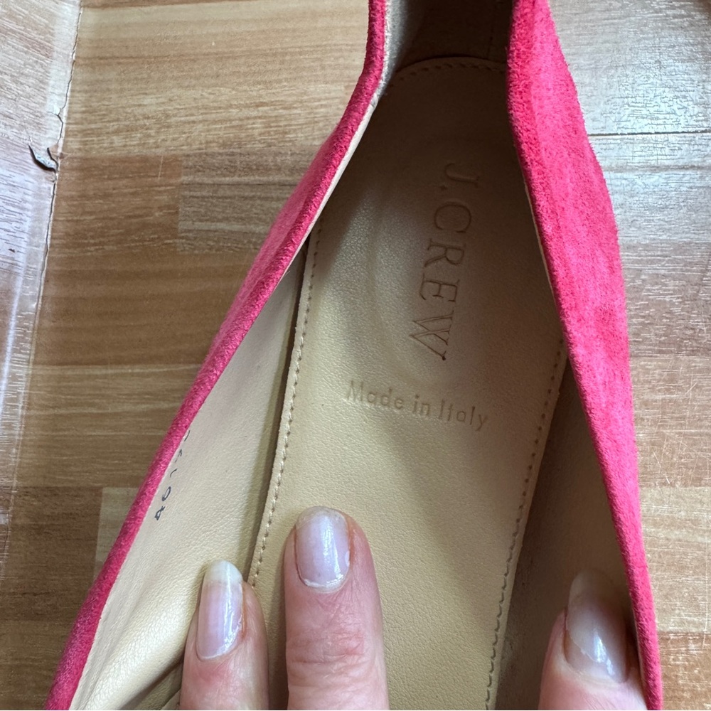 J. crew cece ballet flats in fuchsia size 8 - Picture 9 of 14